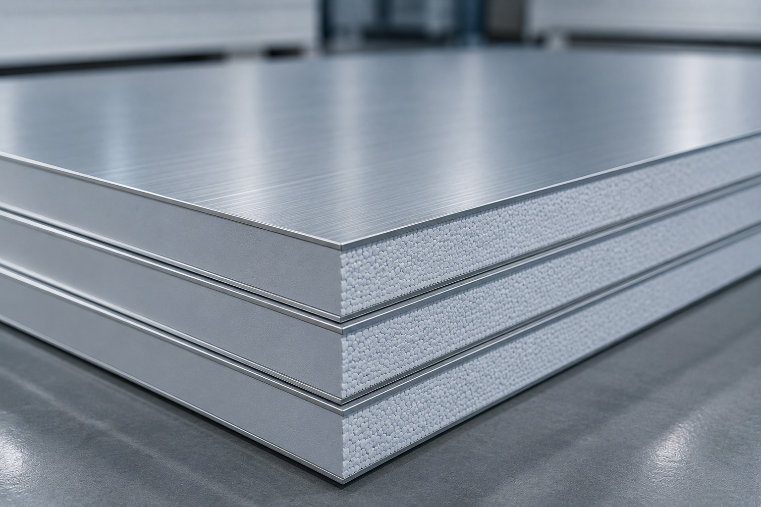 Metal-faced foam insulation sandwich panel