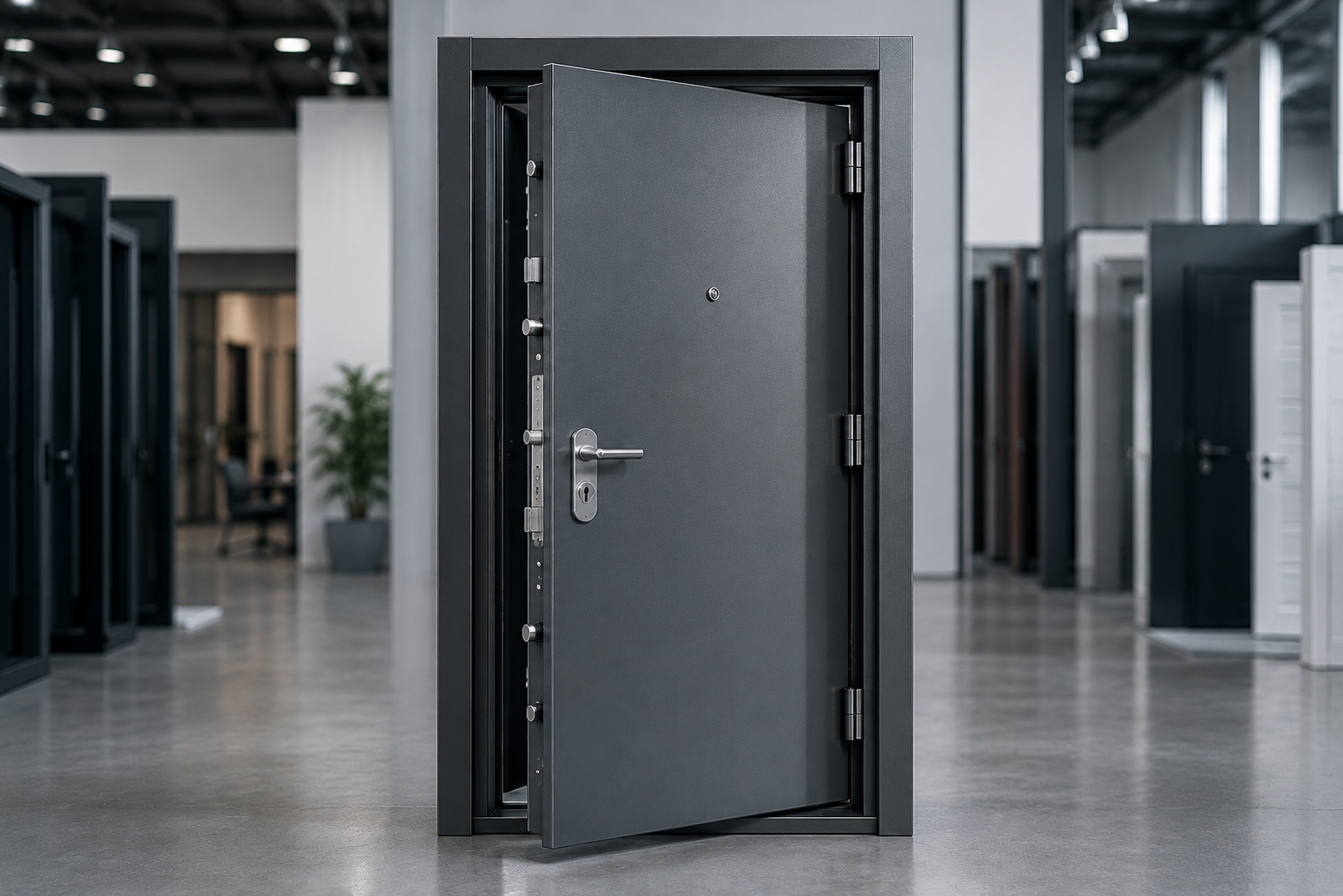 Heavy security and anti-theft door